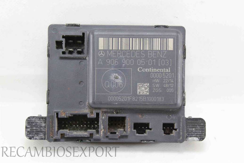Centralita cierre Mercedes Sprinter W906 VW Crafter A9069000501 A 906 900 05 01 A906900050103 Q006 - foto 1