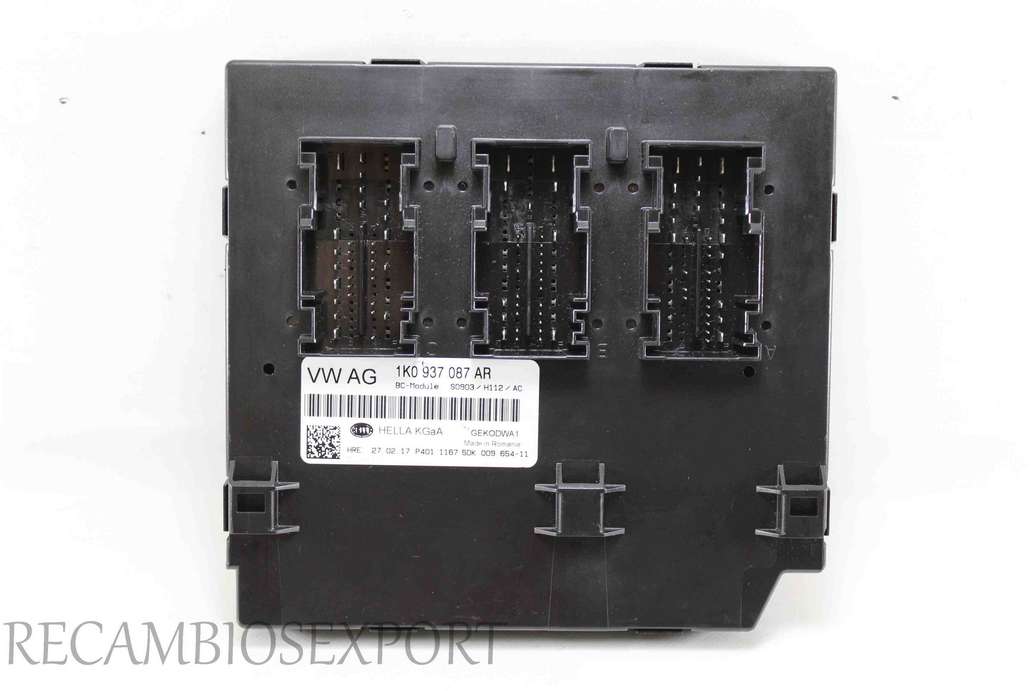 Centralita de confort Skoda Yeti 1K0937087AR 1K0 937 087 AR Hella 5DK00965411 5DK 009 654-11 - foto 1