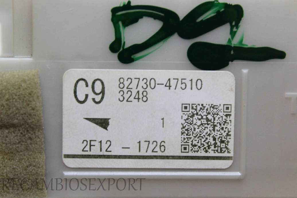 Centralita caja de bloques Toyota Prius 8273047510 82730-47510 C9 2F121726 2F12-1726 - foto 2