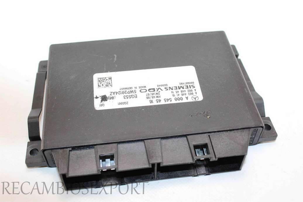 Centralita de control de transmisión Mercedes W204 A0005454516 A 000 545 45 16 A0034464110 A 003 446 41 10 A0024484510 A 002 448 45 10 Siemens 5WP20124AZ - foto 1