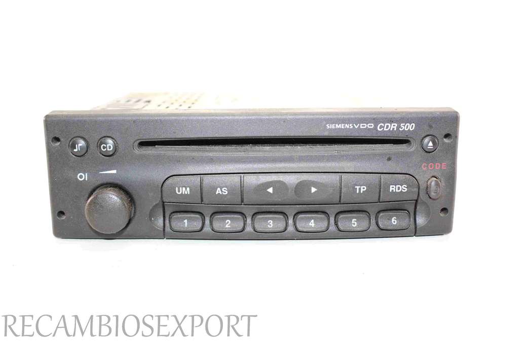 Sistema de radio CD Opel Corsa Astra Meriva Zafira 93171870 93 171 870 GM Siemens 330886636 - foto 1