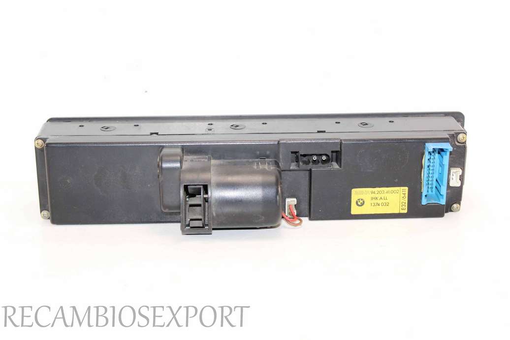 Panel de clima BMW E32 1374032 1374 032 Behr 9420341002 94.203.41.002 - foto 2