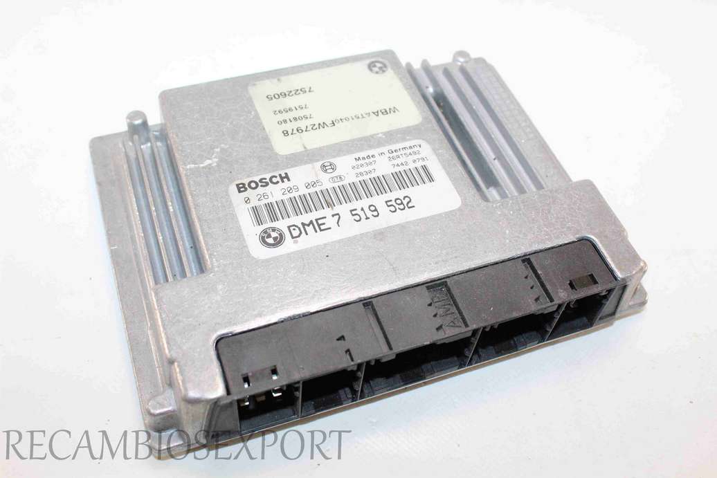 Centralita del motor BMW E46 DME7519592 DME 7 519 592 7519592 BOSCH 0261209005 0 261 209 005 - foto 1