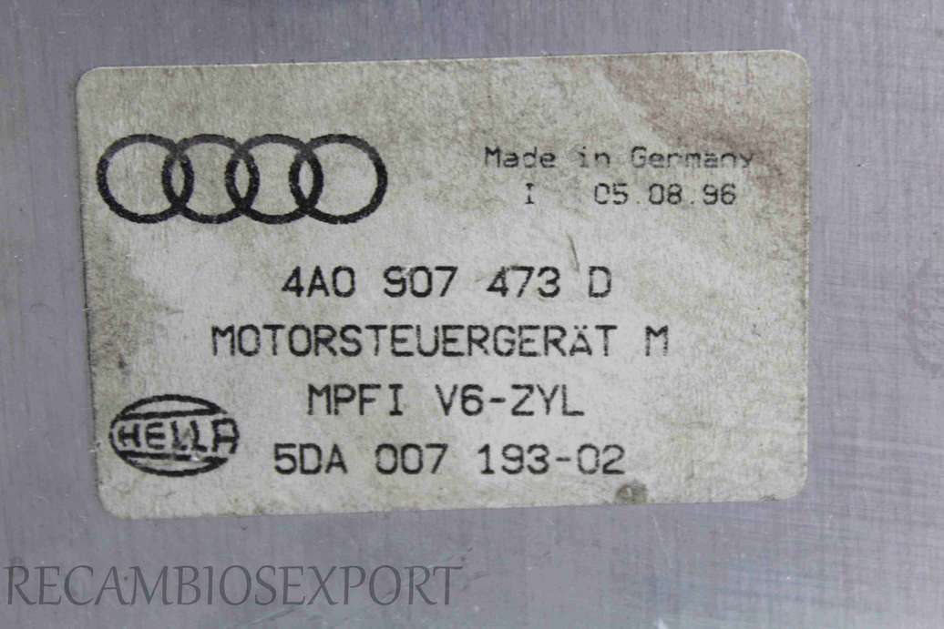 Centralita del motor Audi A6 C4 4A0907473D 4A0 907 473 D 5DA00719302 5DA 007 193-02 - foto 2