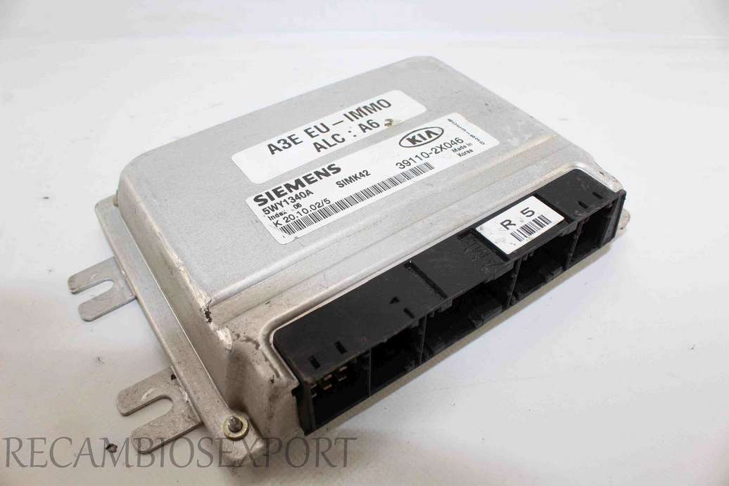 Centralita del motor KIA Rio 391102X046 39110-2X046 Siemens 5WY1340A A6 - foto 1