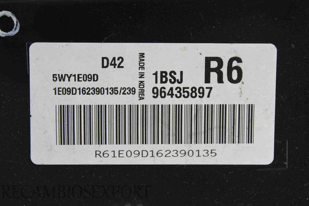 Centralita del motor Daewoo Tacuma 96435897 5WY1E09D - foto 2