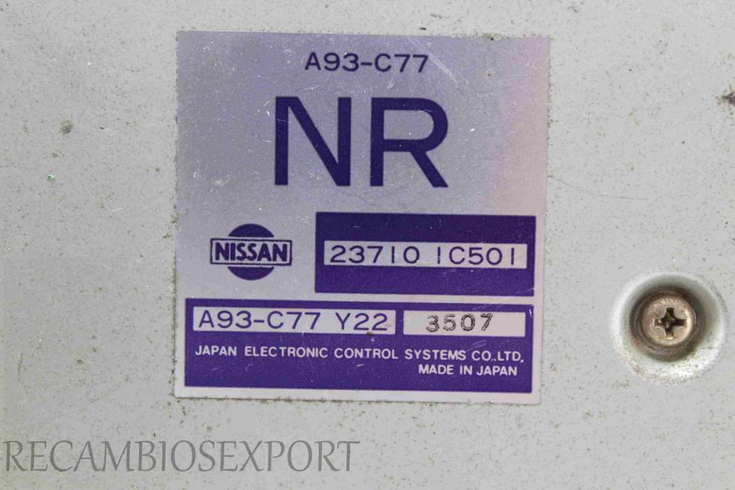 Centralita del motor Nissan Seren 237101C501 23710 1C501 A93C77Y22 A93-C77 Y22 - foto 2