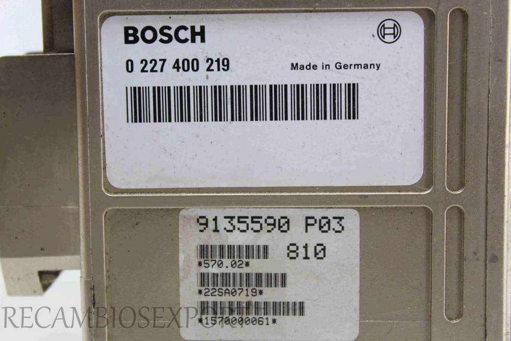 Centralita del motor Volvo 940 945 9135590 P03 9135590P03 Bosch 0227400219 0 227 400 219 - foto 2