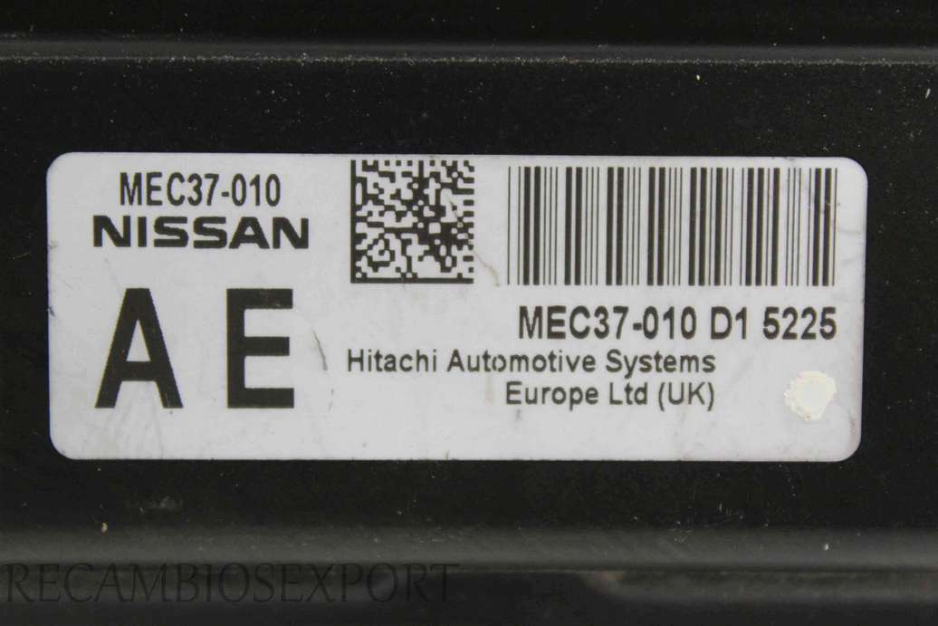 Centralita del motor Nissan Primera MEC37010 MEC37-010 - foto 2