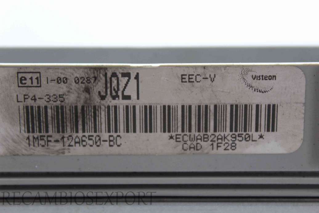 Centralita del motor Ford Focus 1M5F12AB650BC 1M5F-12AB650-BC JQZ1 - foto 2