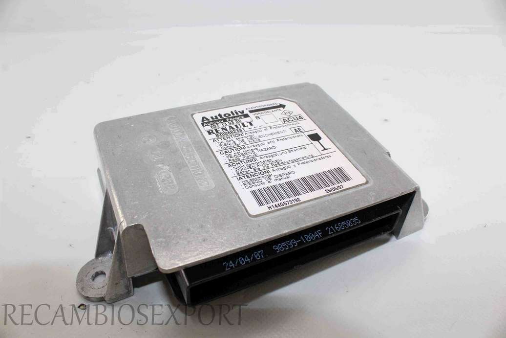 Centralita de airbag Renault Megane 8200682381 AE Autoliv 607139300 607 13 93 00 - foto 1
