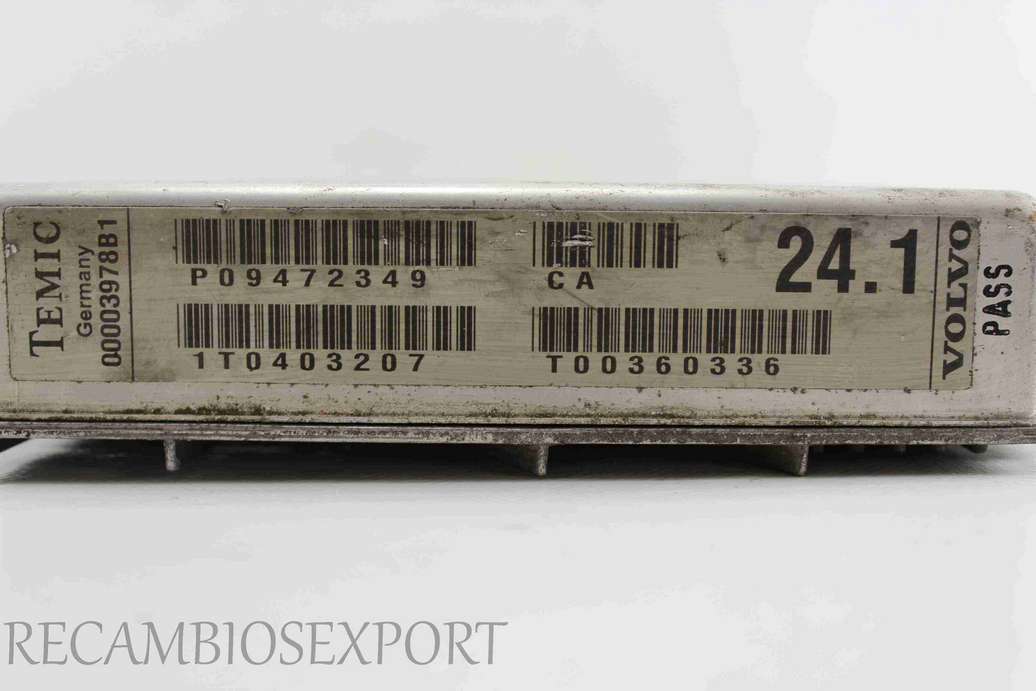 Centralita del motor Volvo 850 V70 S70 TEMIC 00003978B1 P09472349 1T0403207 T00360336 - foto 2