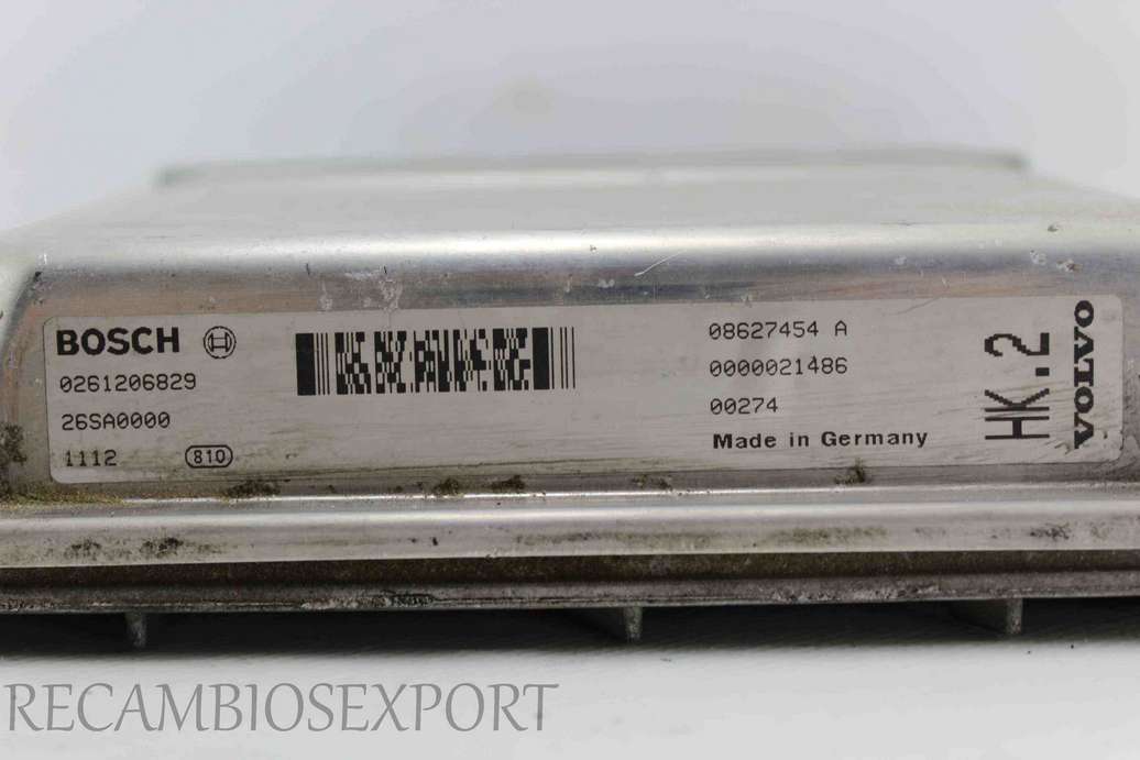 Centralita del motor Volvo S80 0261206829 26SA0000 08627454A - foto 2
