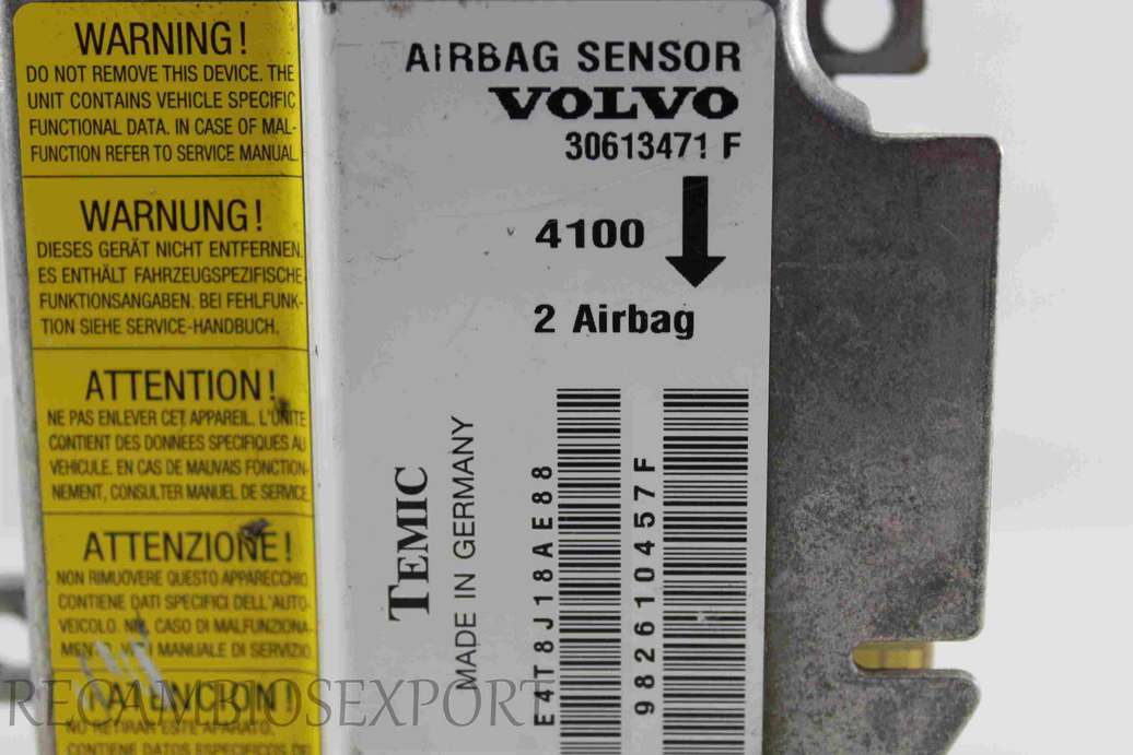 Centralita airbag Volvo V40 30613471F 30613471 F - foto 2
