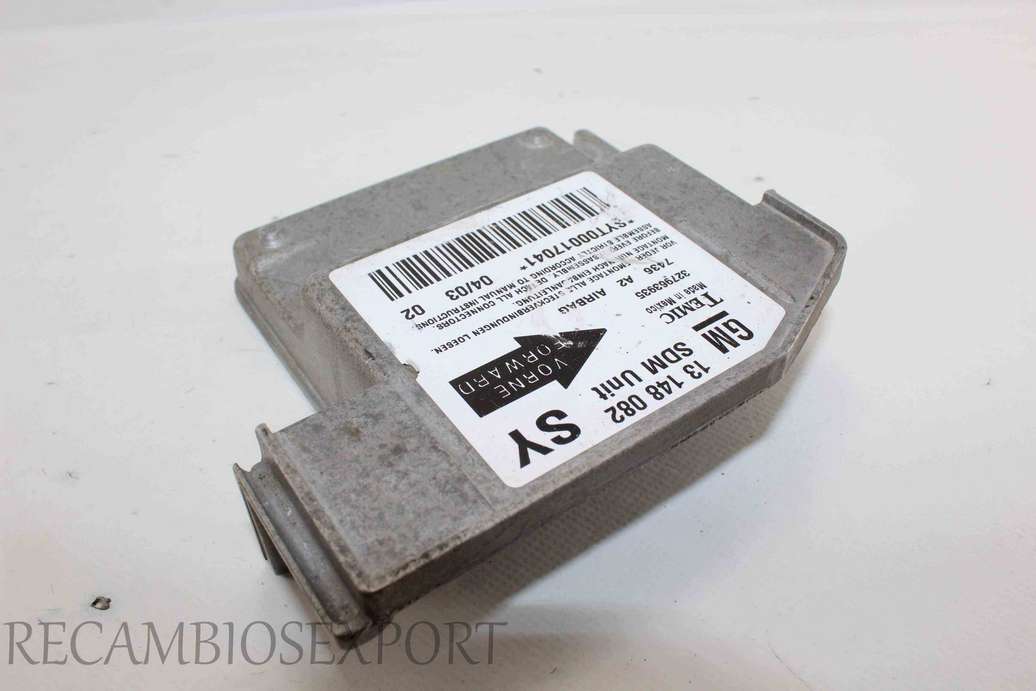 Centralita de airbag Opel Astra GM 13148082 SY 13 148 082 Temic 327963935 - foto 1