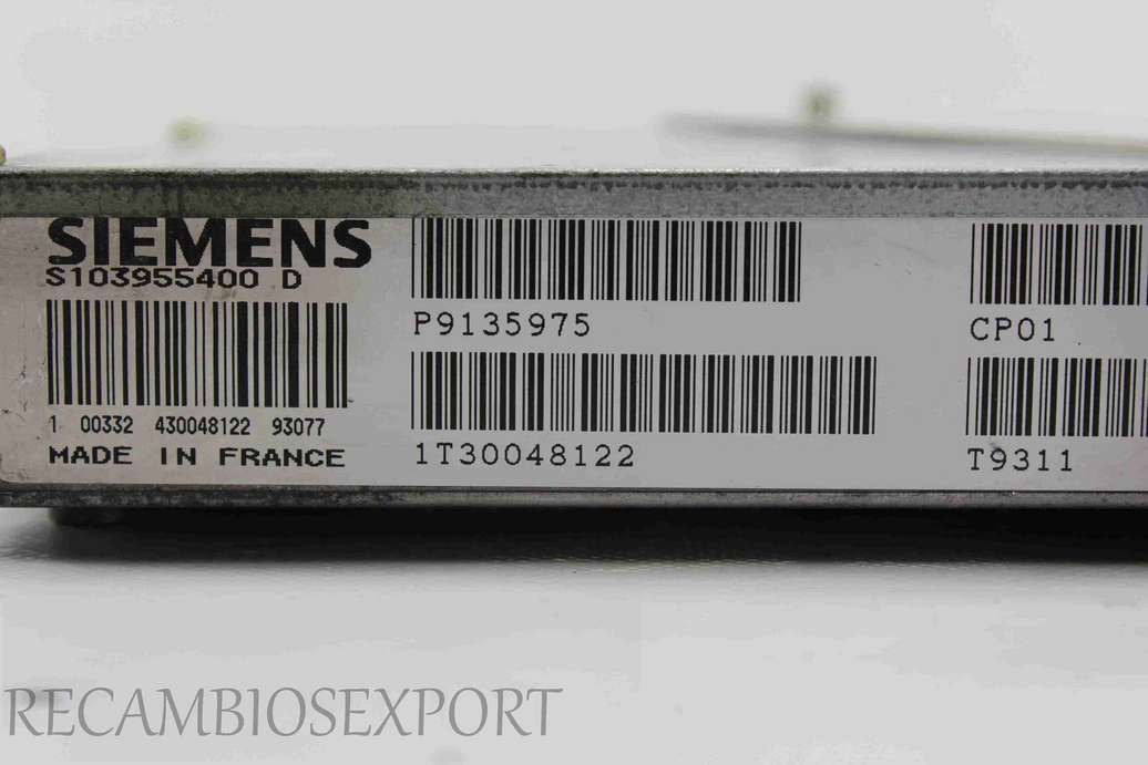 Centralita del motor Volvo 850 1T30048142 P9135975 Siemens S103955400D S103955400 - foto 2