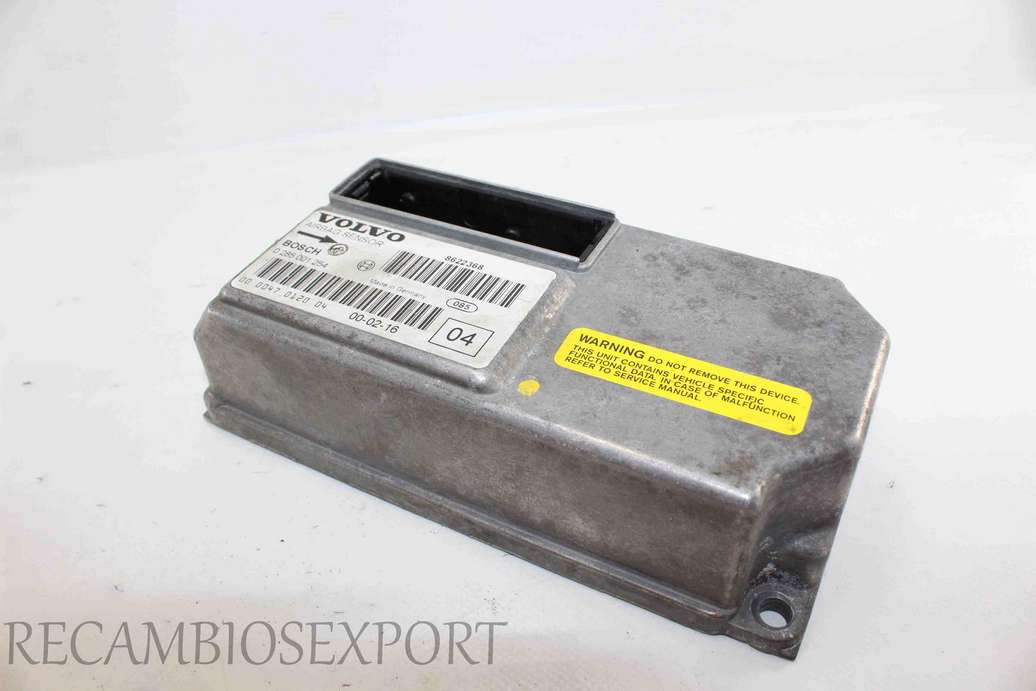 Centralita de airbag Volvo S60 S80 V70 8622368 Bosch 0285001254 0 285 001 254 - foto 1