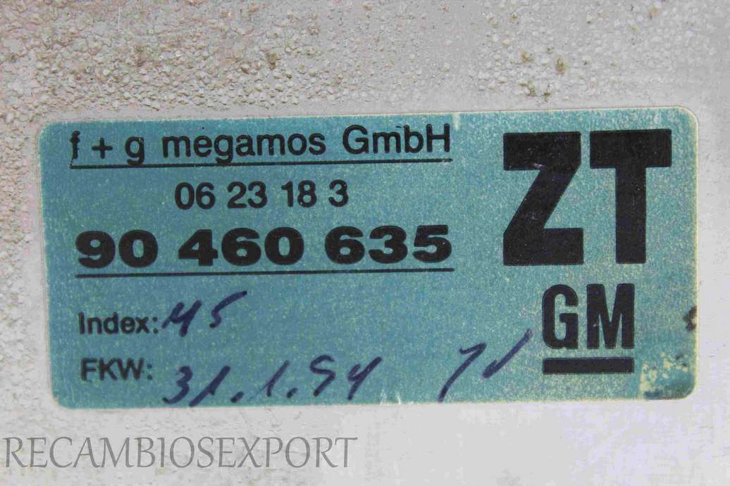 Centralita del motor Opel Vectra Calibra Astra 90460635 ZT 90460635ZT 90 460 635 0623183 06 23 18 3 - foto 2