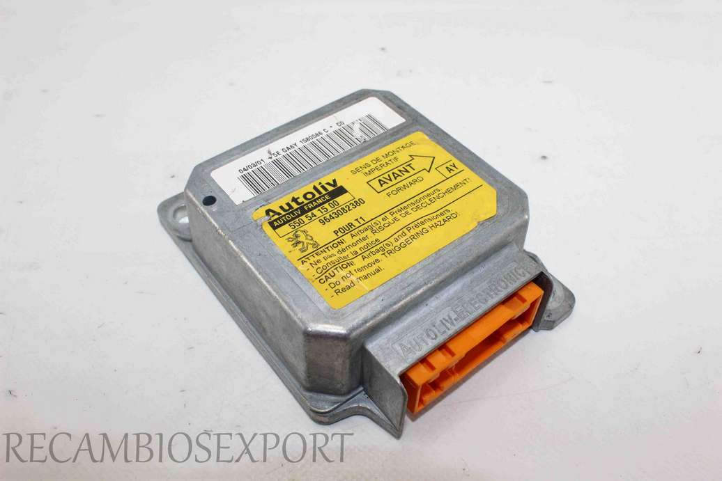 Centralita de airbag Peugeot 206 9643082380 Autoliv 550541500 550 54 15 00 AY - foto 1