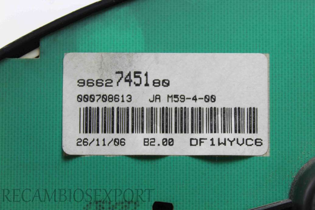 Cuadro de instrumentos Citroen Berlingo 9662745180 000708613 - foto 2