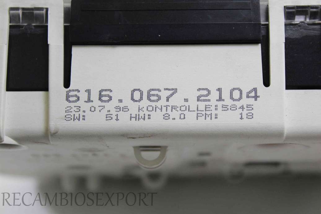 Cuadro de instrumentos  VW Transporter T4 7D0919850H 7D0 919 850H 6160672104 616.067.2104 53923262 5 3923 262 - foto 2