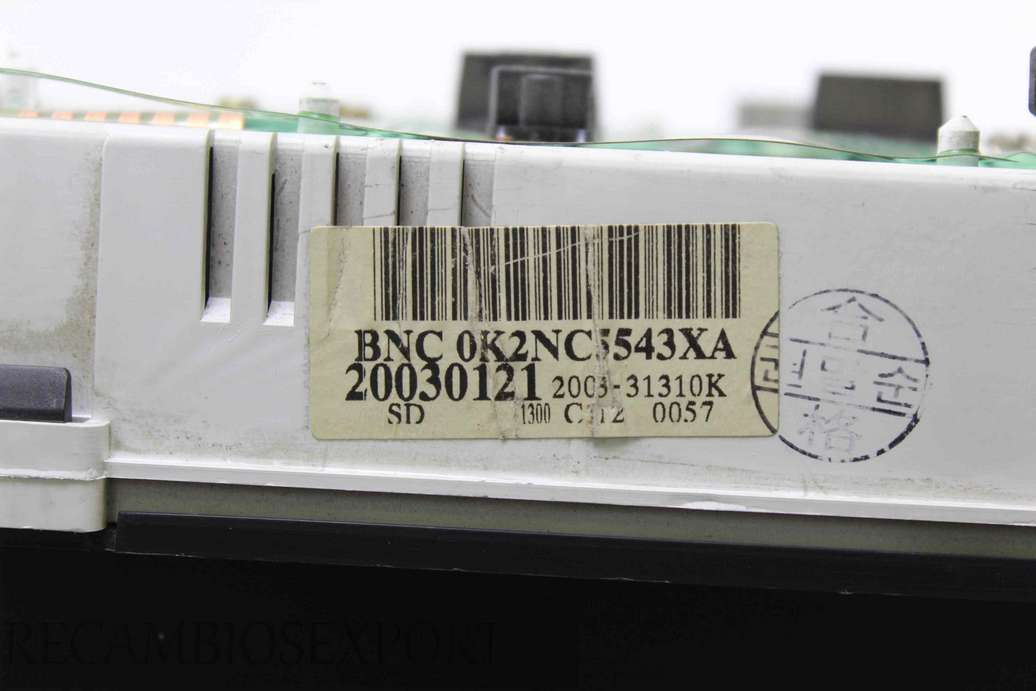 Cuadro de instrumentos Kia Sephia BNC 0K2NC5543XA 200331310K 2003-31310K - foto 2