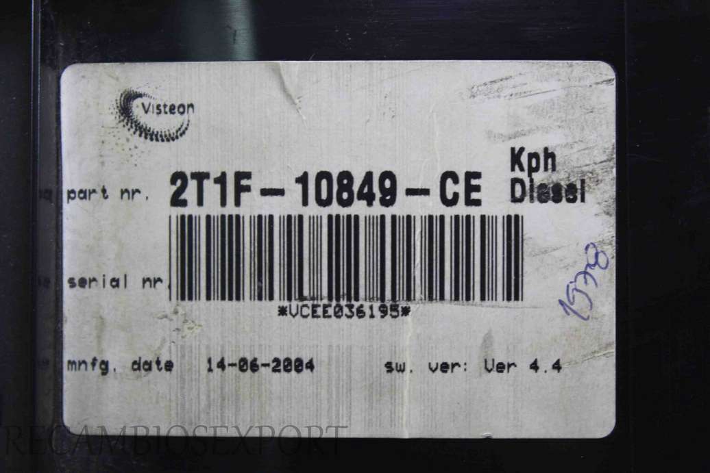Cuadro de instrumentos Ford Transit Connect Tourneo 2T1F10849CE 2T1F-10849-CE - foto 2