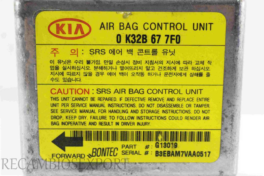 Centralita airbag Kia Rio 0K32B677F0 0 K32B 67 7F0 - foto 2