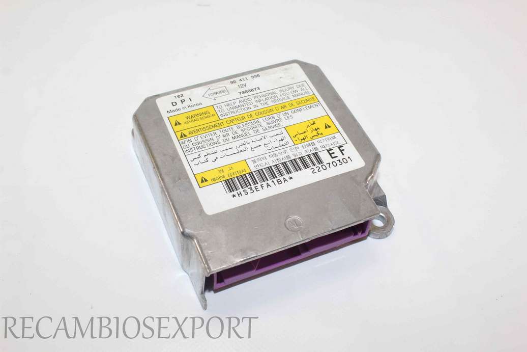 Centralita de airbag  Chevrolet Kalos Daewoo 96411996 96 411 996  7088873 - foto 1