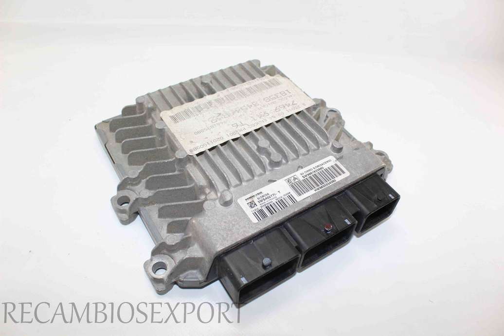 Centralita del motor Peugeot 307 Citroen C4 SW9661835880 SW 9661835880 HW9655534080 HW 9655534080 Siemens VDO 5WS402771-T 5WS40277I-T SID803A SID803ACEM00 - foto 1