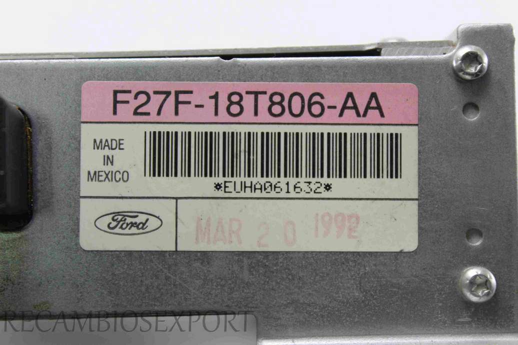 Centralita amplificador Ford Explorer Stereo F27F18T806AA F27F-18T806-AA - foto 2
