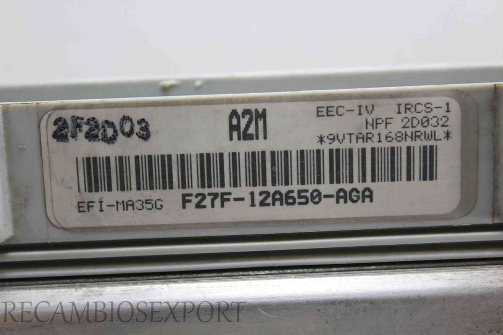 Centralita del motor Ford Explorer F27F12A650AGA F27F-12A650-AGA A2M - foto 2