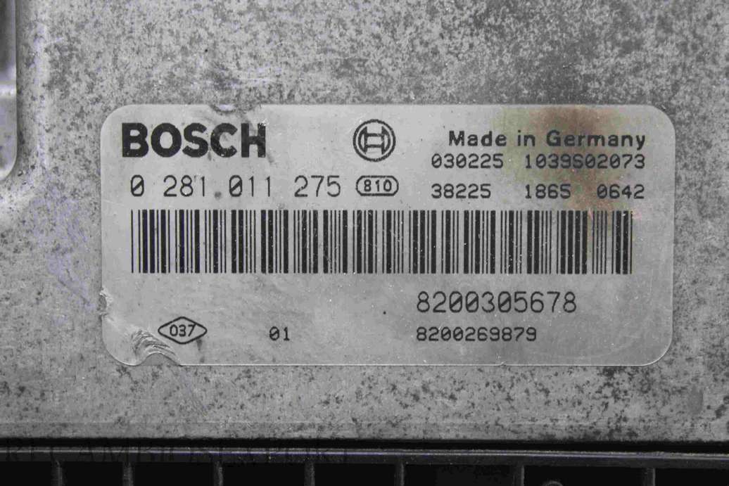 Centralita del motor Renault Scenic Megane 8200305678 8200269879 BOSCH 0281011275 0 281 011 275 - foto 2
