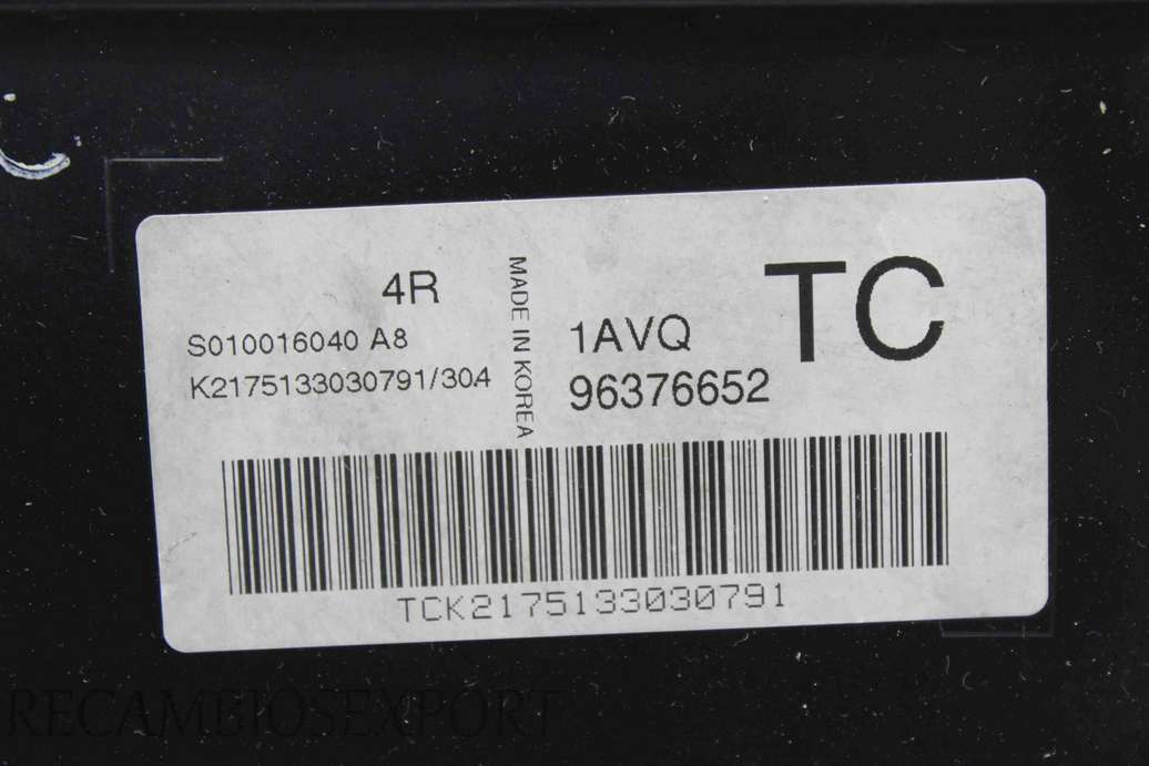 Centralita del motor Daewoo Kalos S010016040A8 S010016040 A8 96376652 TC - foto 2