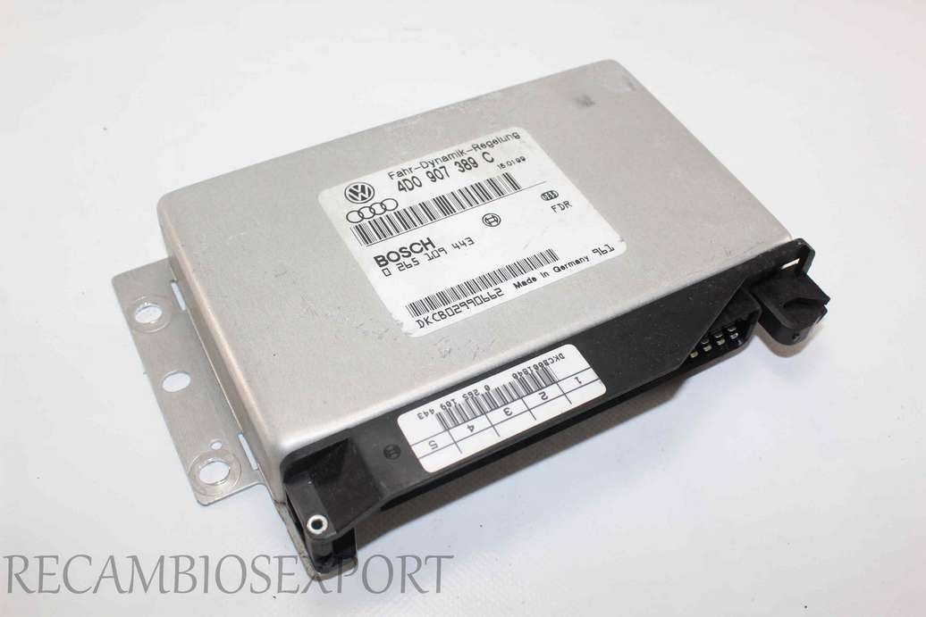 Centralita del motor Audi A8 4D0907389C 4D0 907 389 C Bosch 0265109443 0 265 109 443 - foto 1