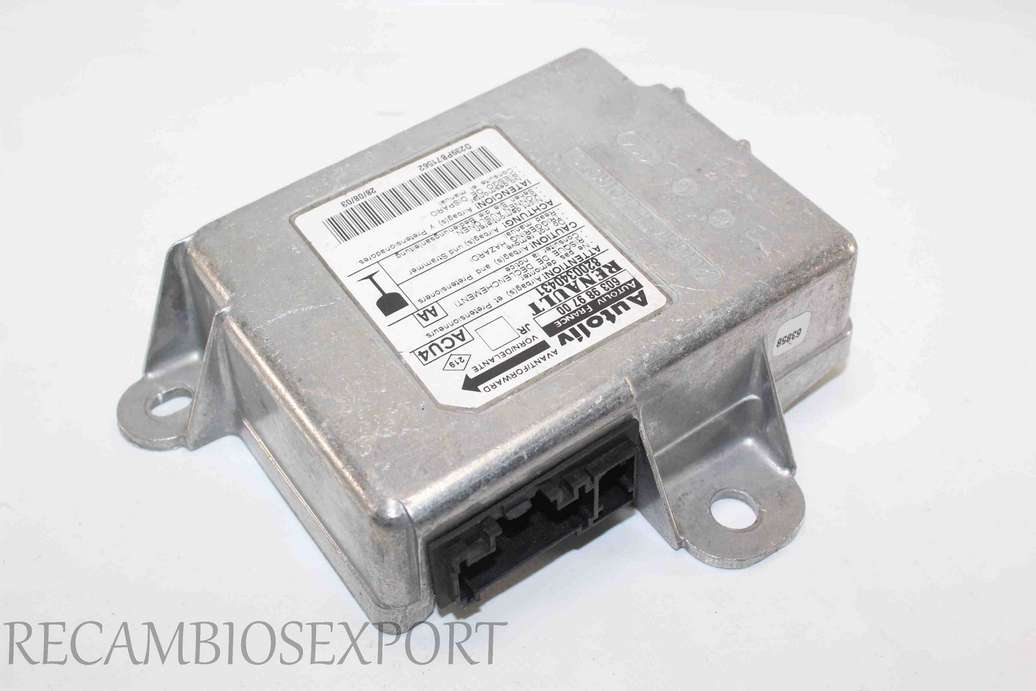 Centralita de airbag Renault Scenic 8200340431 AA Autoliv 603989700 603 98 97 00 - foto 1