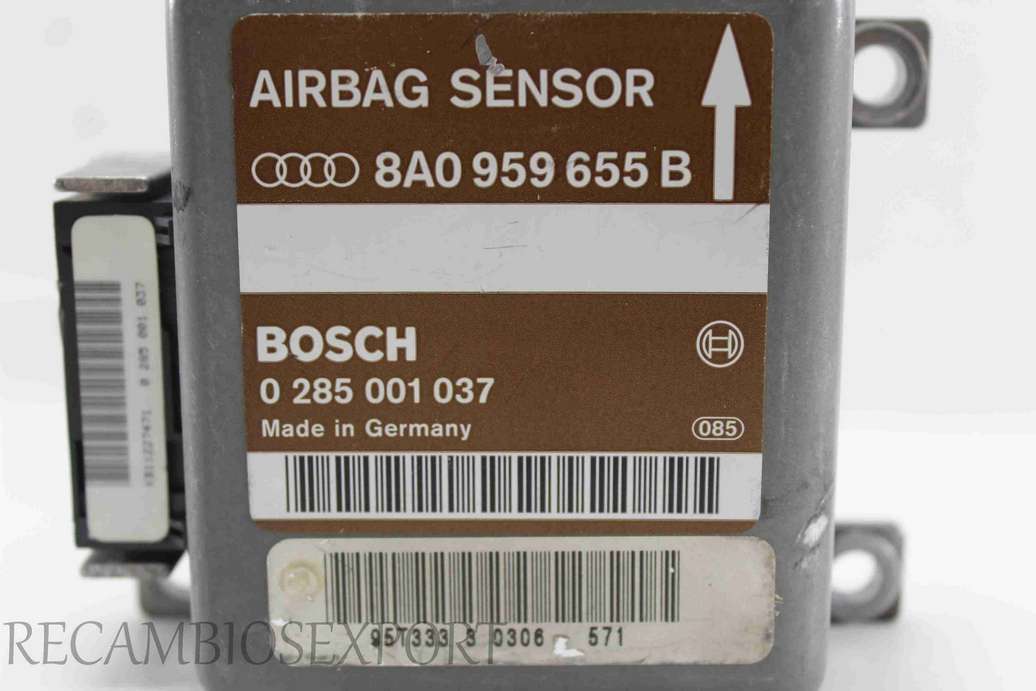 Centralita de airbag Audi A4 8A0959655B 8A0 959 655 B Bosch 0285001037 0 285 001 037 - foto 2
