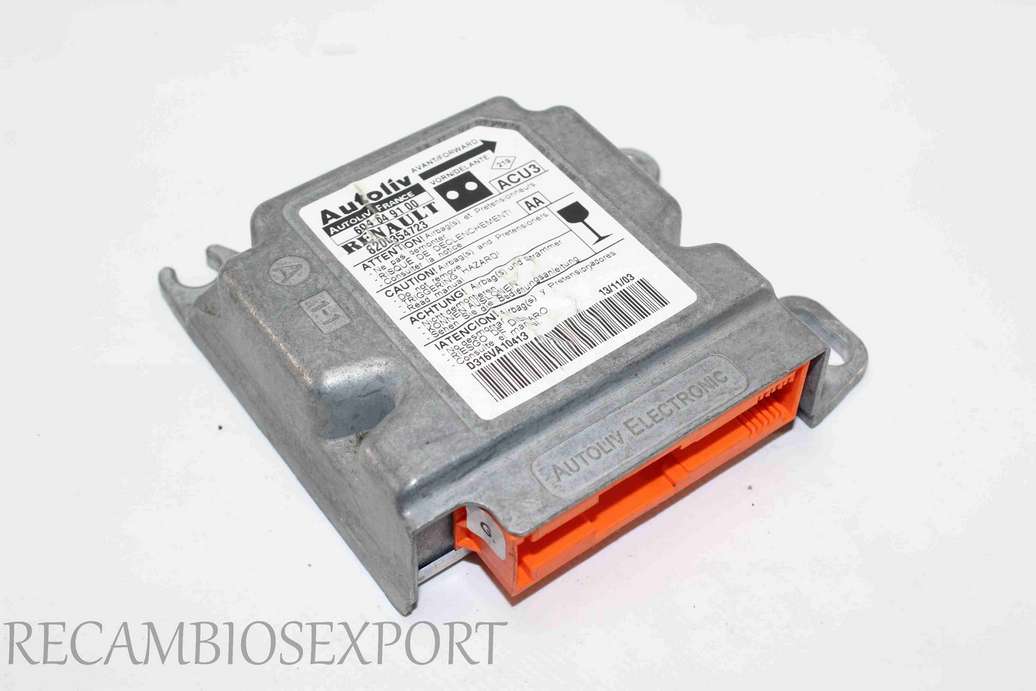 Centralita de airbag Renault Kangoo 8200354723 AA Autoliv 604649100 604 64 91 00 - foto 1