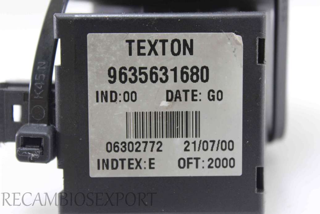 Lector de llave inmovilizador Citroen Xantia 9635631680 Index E Date G0 Texton - foto 2