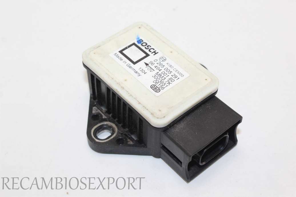 Sensor de airbag Citroen C4 Peugeot 307 9649400180 96 494 001 80 Bosch 0265005291 0 265 005 291 - foto 1