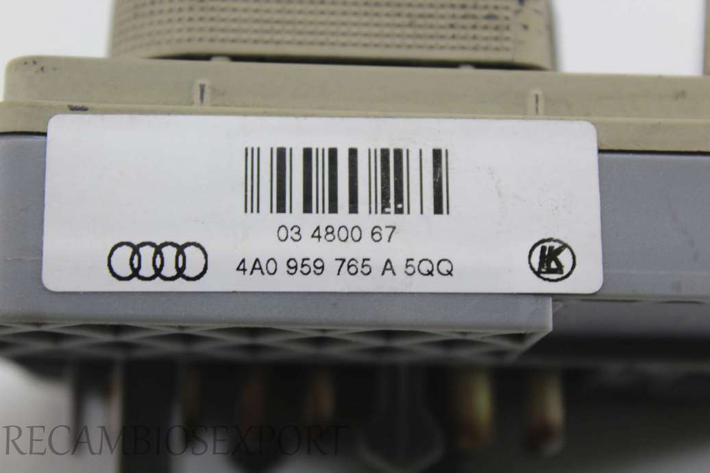 Interruptor de ajuste del asiento Audi A6 A8 A4 4A0959765A 5QQ 4A0959765A5QQ 03480067 03 4800 67 - foto 2