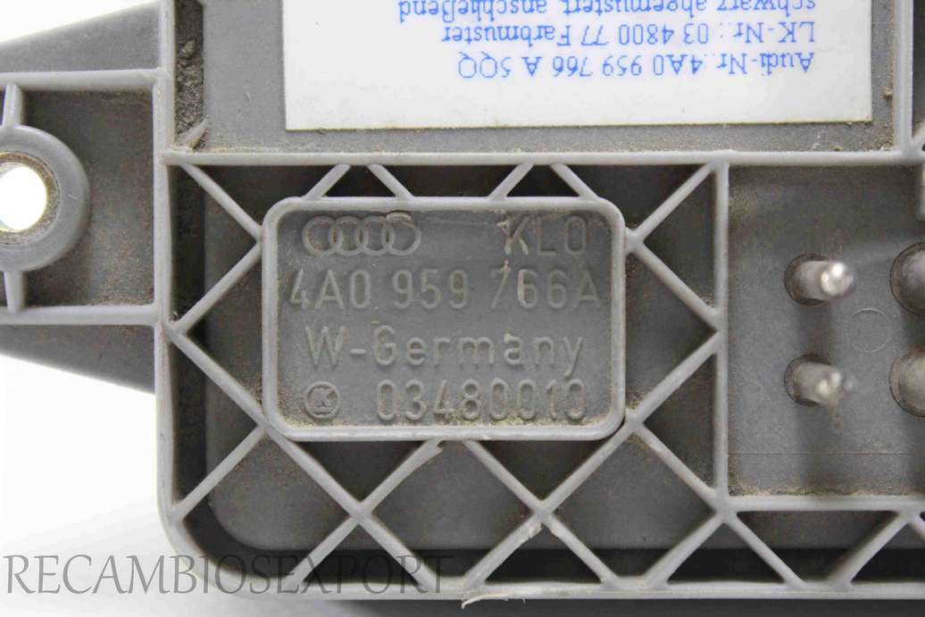 Interruptor de ajuste del asiento Audi A6 A8 4A0959766A 4A0 959 766A 03480010 - foto 2