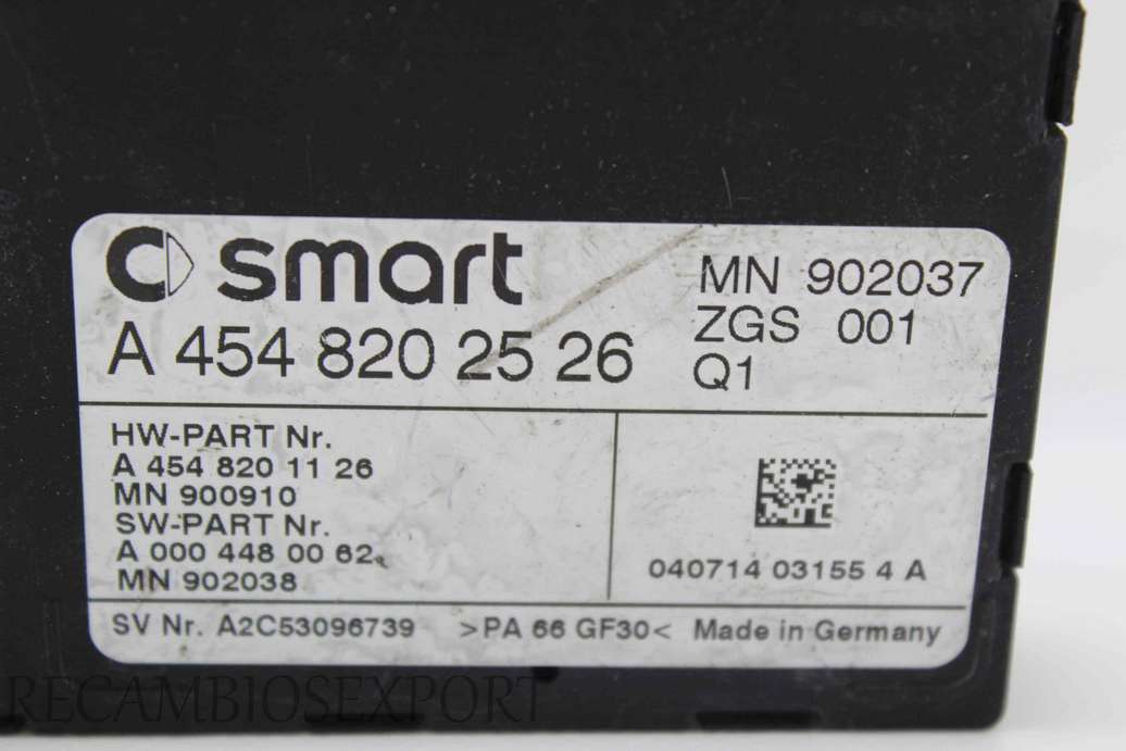 Modulo de control Smart ForFour 454 A4548202526 A454 820 25 26 MN902037 MN 902037 - foto 2