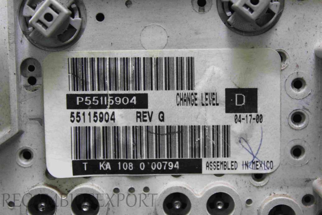 Panel de clima Jeep Grand Cherokee P55115904 55115904 - foto 2