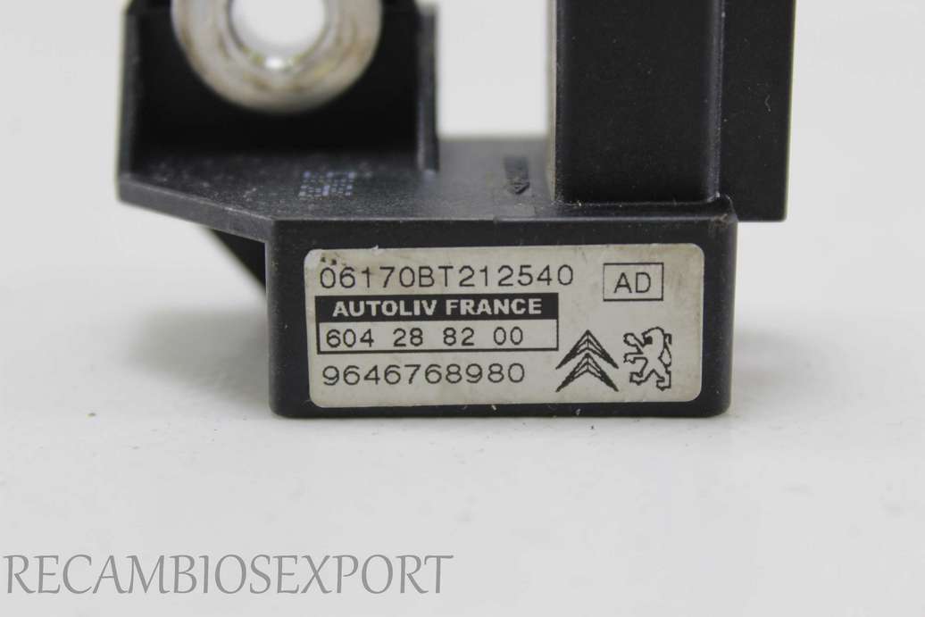 Sensor de airbag Citroen C4 Peugeot 307 9646768980 Autoliv 604288200 604 28 82 00 AD - foto 2