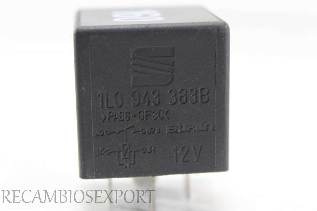 Rele 160 VW Polo Caddy Seat Toledo Cordoba Ibiza Inca 1L0943383B 1L0 943 383B - foto 2
