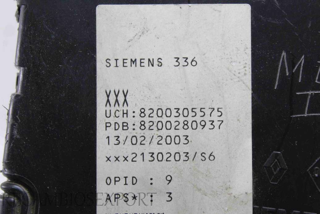 Centralita del motor Renault Megane 8200305575 8200280937 Siemens S118400200I S118400200 I - foto 2