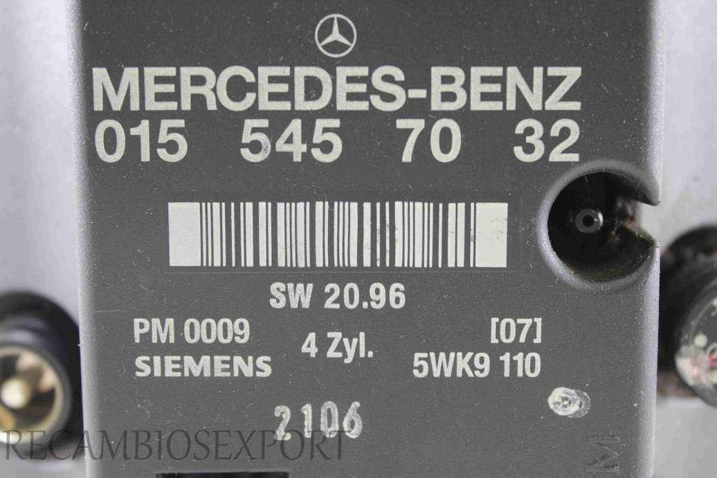 Modulo de encendido Mercedes W124 0155457032 015 545 70 32 Siemens 5WK9110 5WK9 110 - foto 2