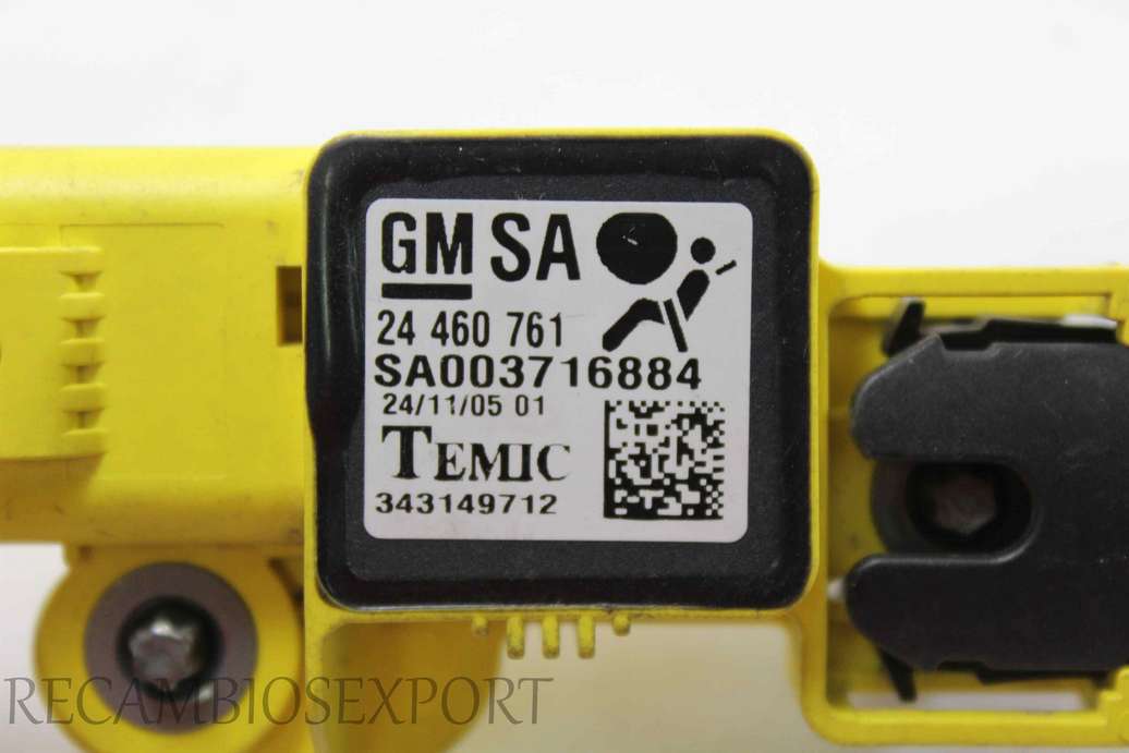 Sensor de airbag Opel Astra H 24460761 24 460 761 GM Temic 343149712 - foto 2