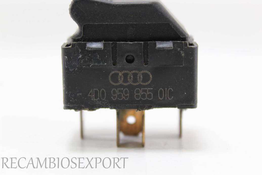 Interruptor de elevalunas Audi A4 B5 4D0959855 4D0 959 855 0IC 4D09598550IC - foto 2